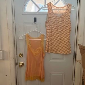 Bundle of TWO Orange Target Tank Tops
